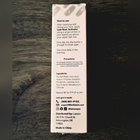 LASH ROOT ACTIVATOR LASH SERUM BY HER LIAISON new 3ml Expires 2027 MSRP $50 - Picture 14 of 16
